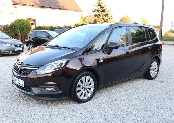 Opel Zafira cena 65500 przebieg: 99000, rok produkcji 2017 z Miłomłyn małe 137